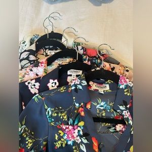 Express Portfino Floral Blouses (5)